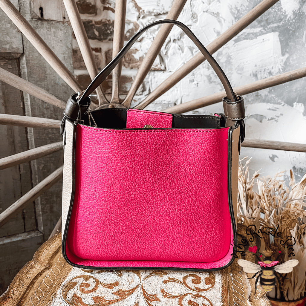 Pink Studded Handbag