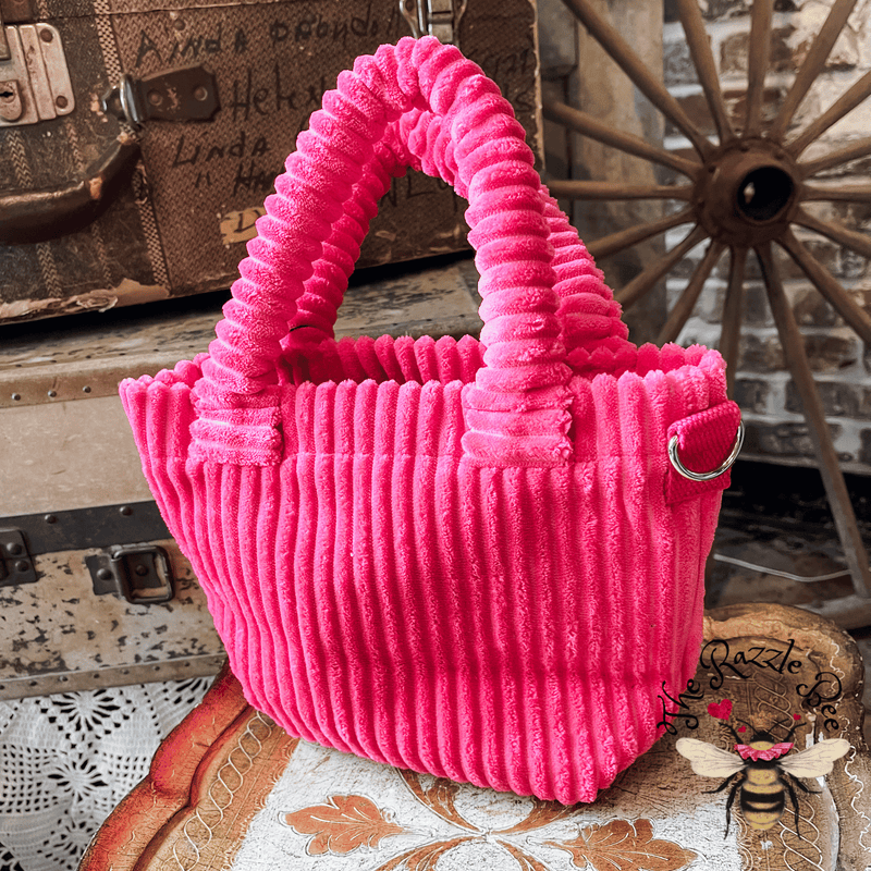 Hot Pink Fuzzy Handbag