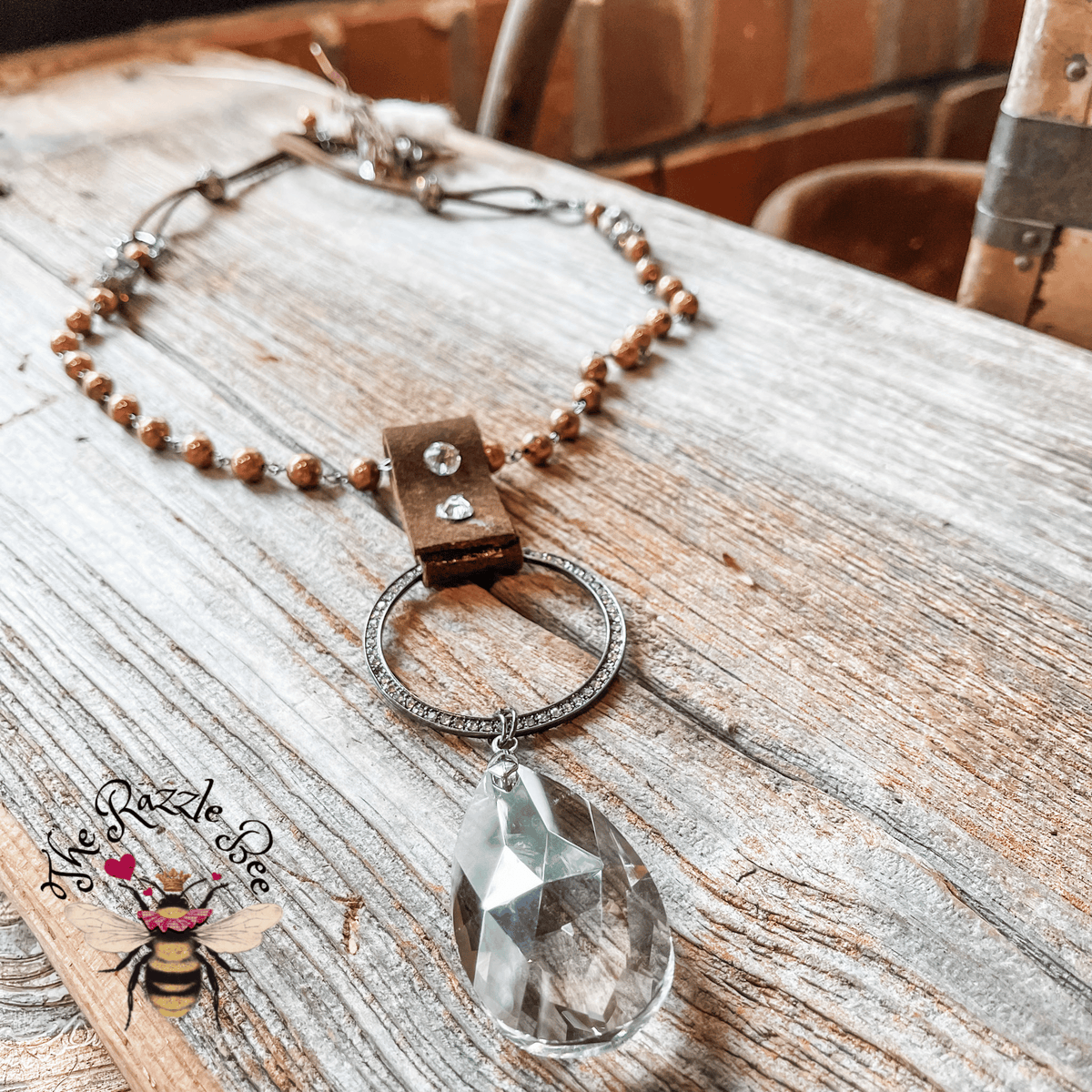 Gemstone Ring Necklace