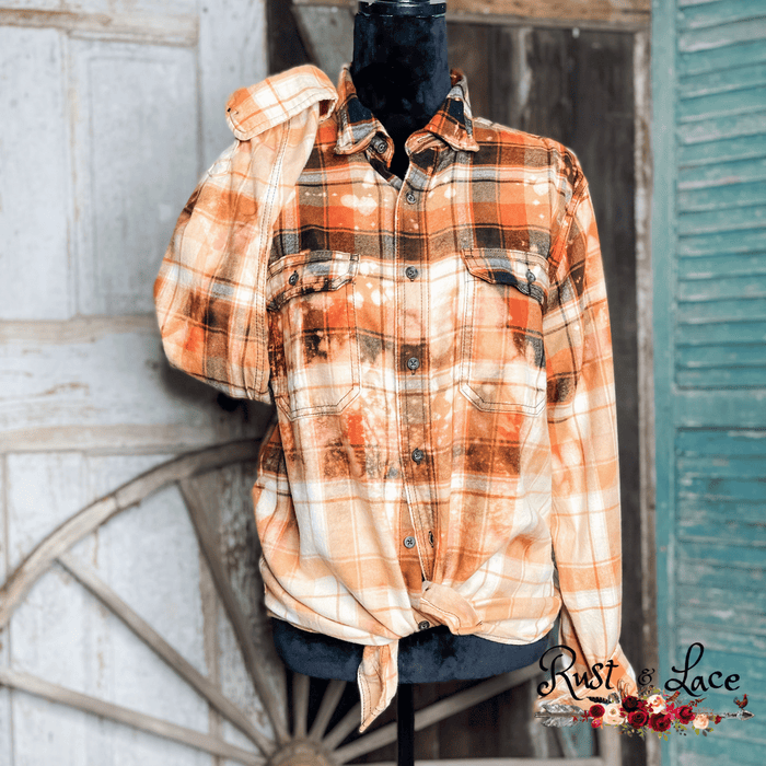 Rusty Distressed Flannel