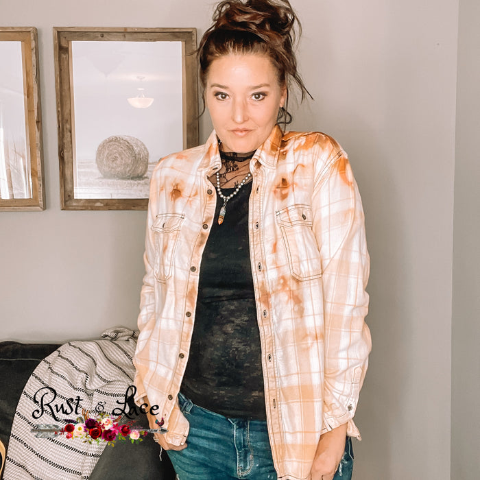 Rusty Distressed Flannel
