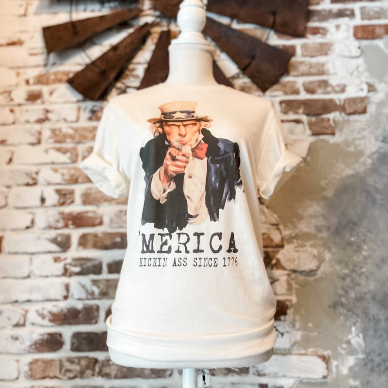 ‘Merica Kickin Ass Since 1776 Tee