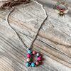 Multi Color Initial Necklaces